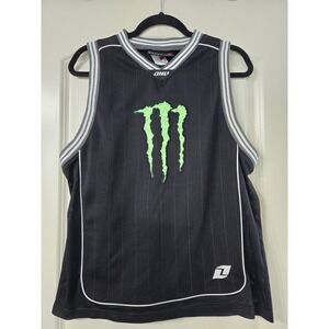 Monster Energy Drink One Industries Motocross Basketball Jersey Shirt Men Medium